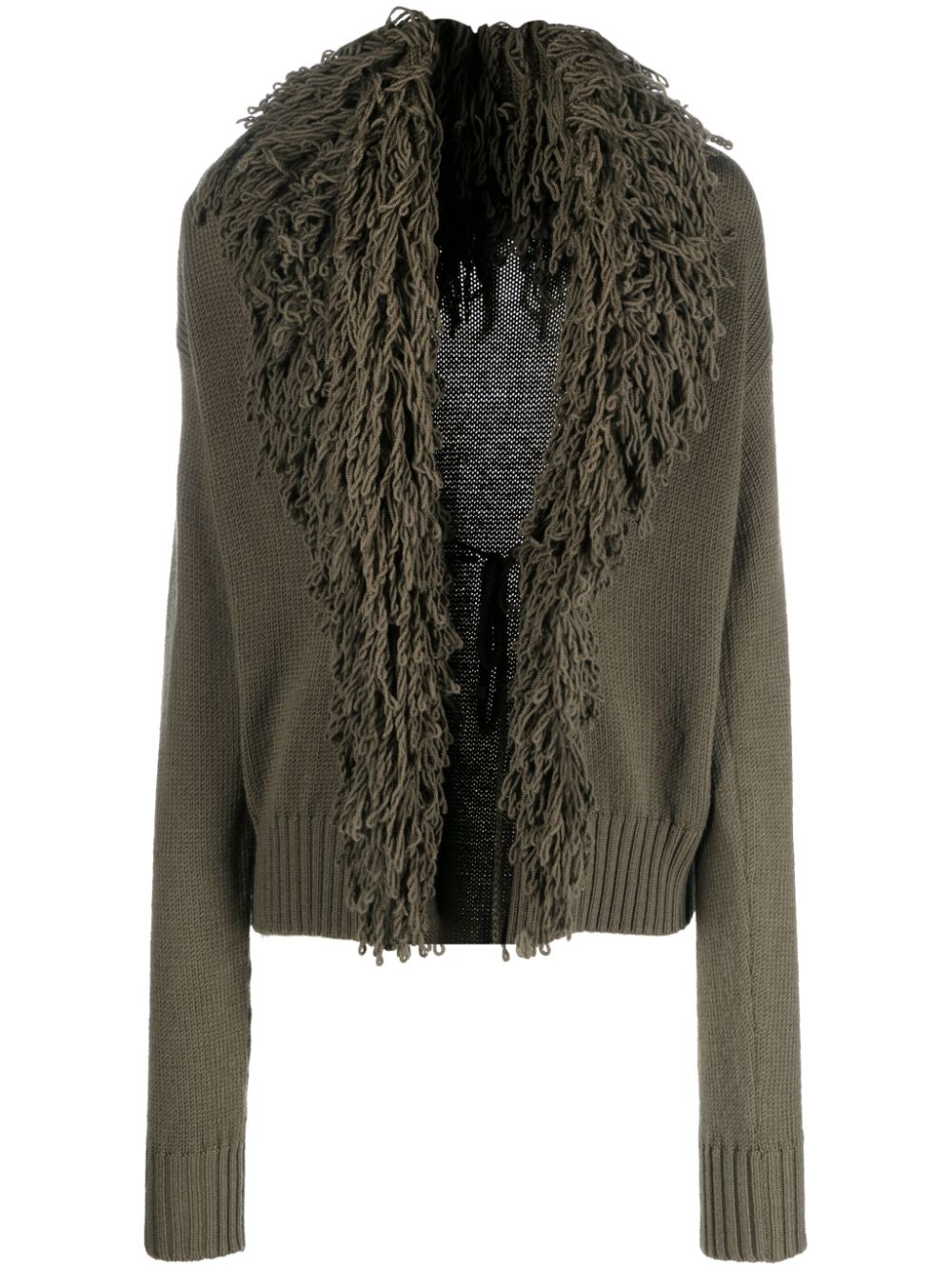 Image 1 of Blumarine fringed wool cardigan