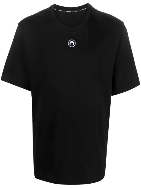 Marine Serre playera con logo bordado