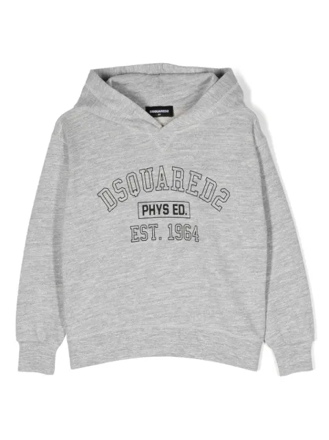 DSQUARED2 KIDS logo-print cotton hoodie 