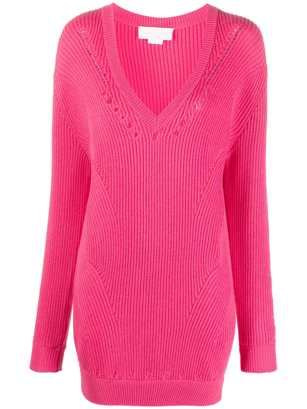 Genny V.-neck wool jumper