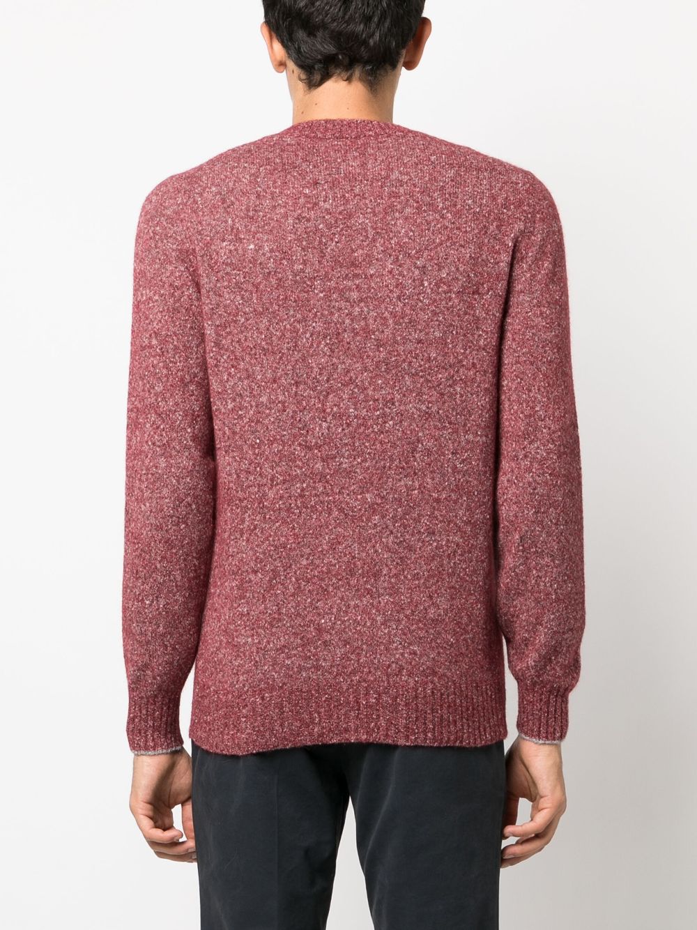 Brunello Cucinelli melange-effect crew-neck jumper Men