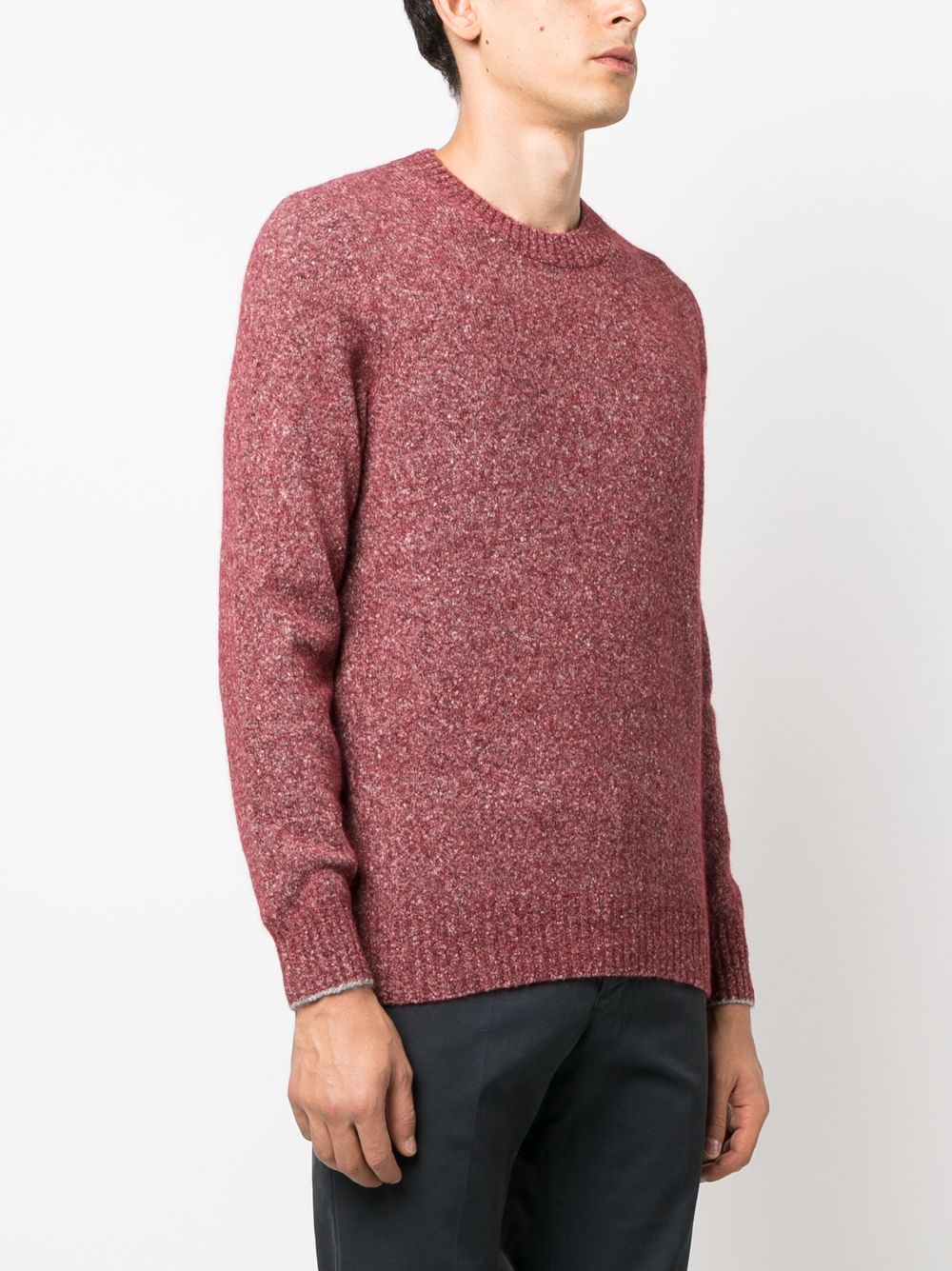 Brunello Cucinelli melange-effect crew-neck jumper Men