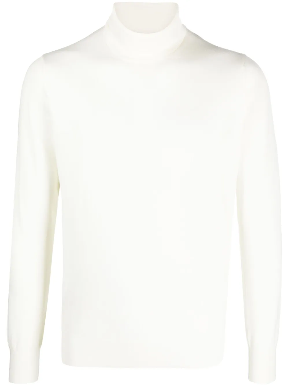 roll-neck wool jumper