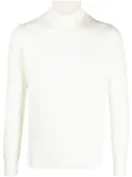 Lardini roll-neck wool jumper - White
