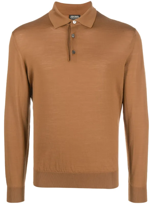 Ermenegildo zegna long sleeve cheap polo