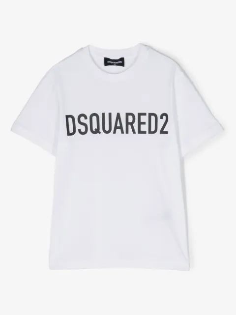 DSQUARED2 KIDS playera con logo estampado