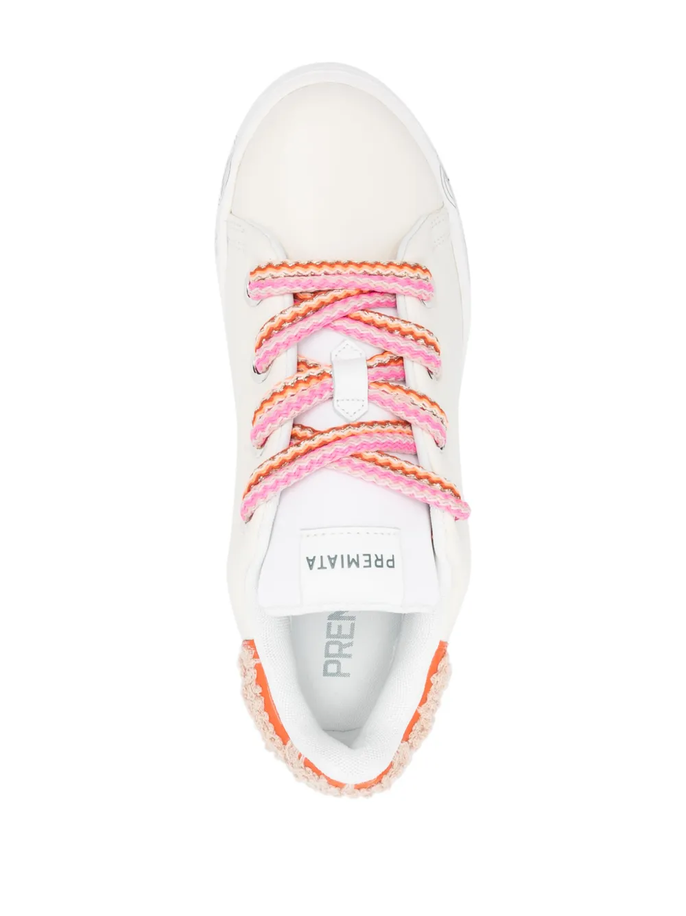 Premiata Belle Leather Sneakers In Neutrals