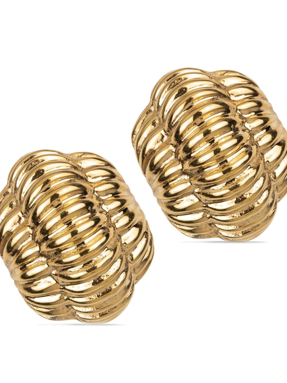 Shop Jennifer Behr Damaris Stud Earrings In Gold
