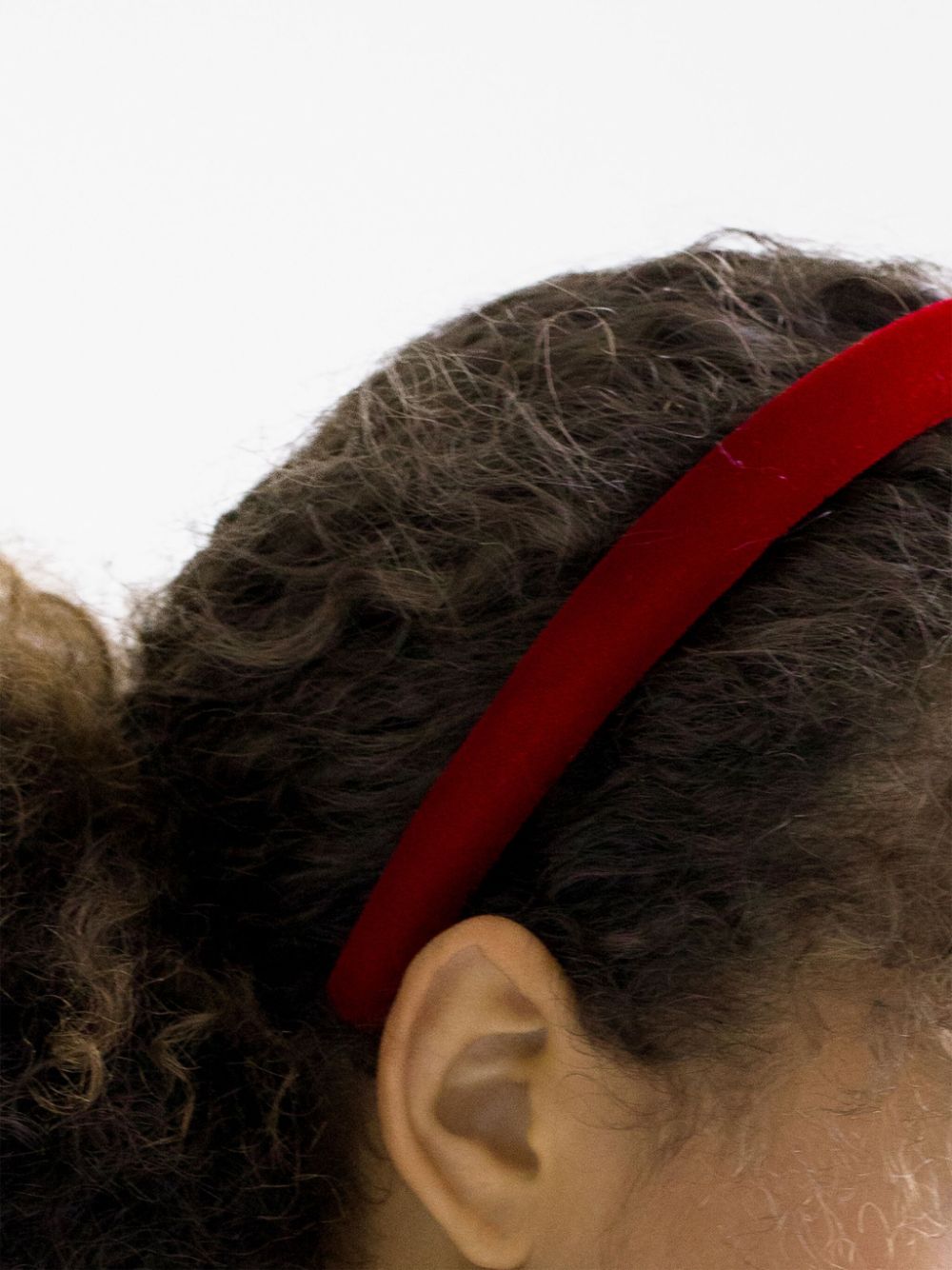 Shop Jennifer Behr Tiana Velvet Headband In Red