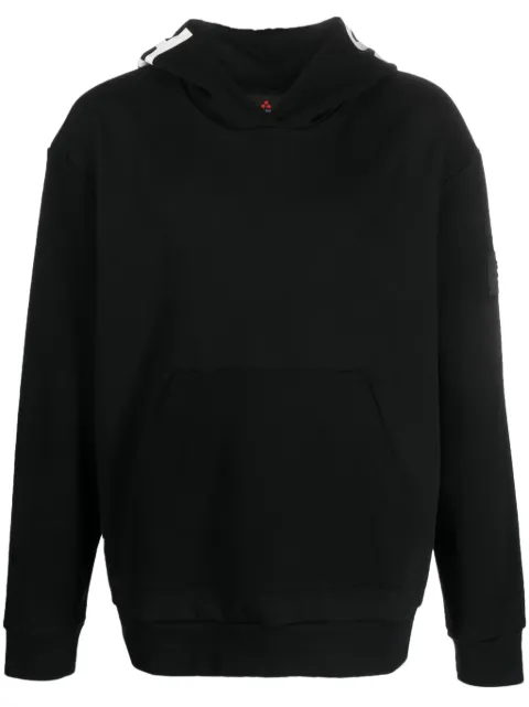 Peuterey logo-print cotton hoodie