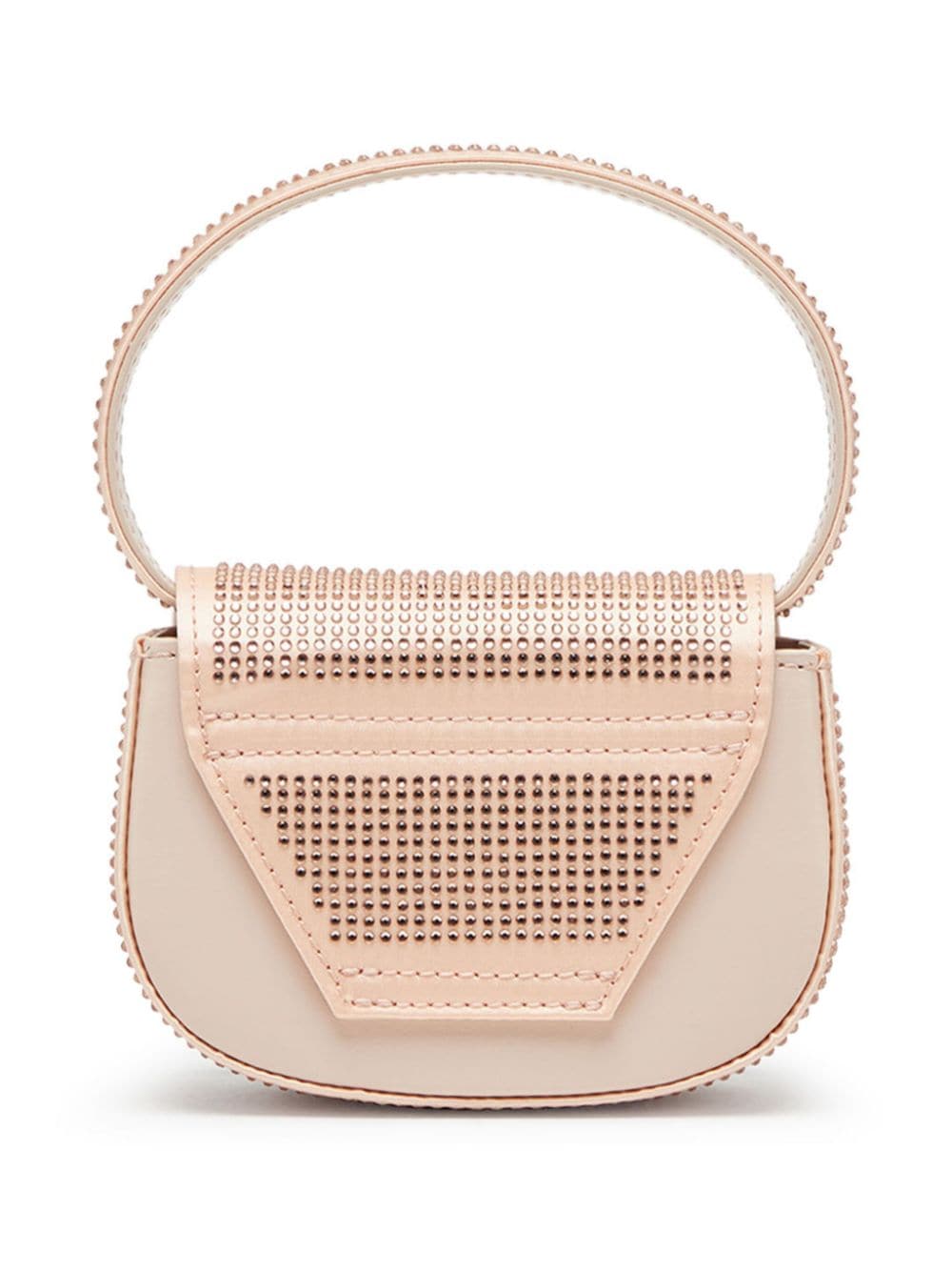 Shop Diesel 1dr Xs Leather Crossbody Bag In Pink