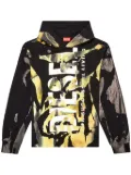 Diesel S-Mac-M1 logo-print hoodie - Yellow