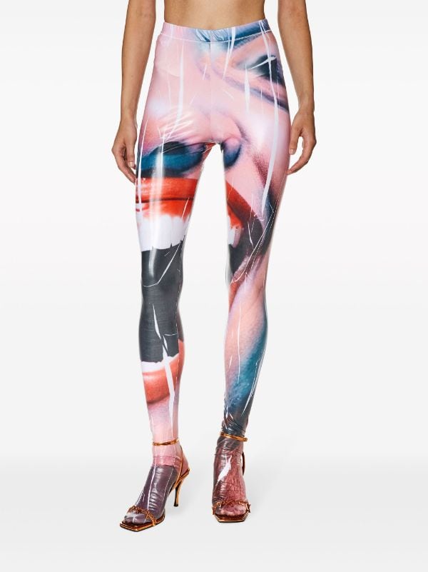 P-KOLL-E3 Woman: Leggings in camo-printed nylon