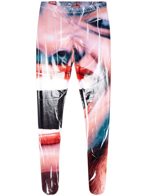 Diesel P-Koll-M1 graphic-print leggings