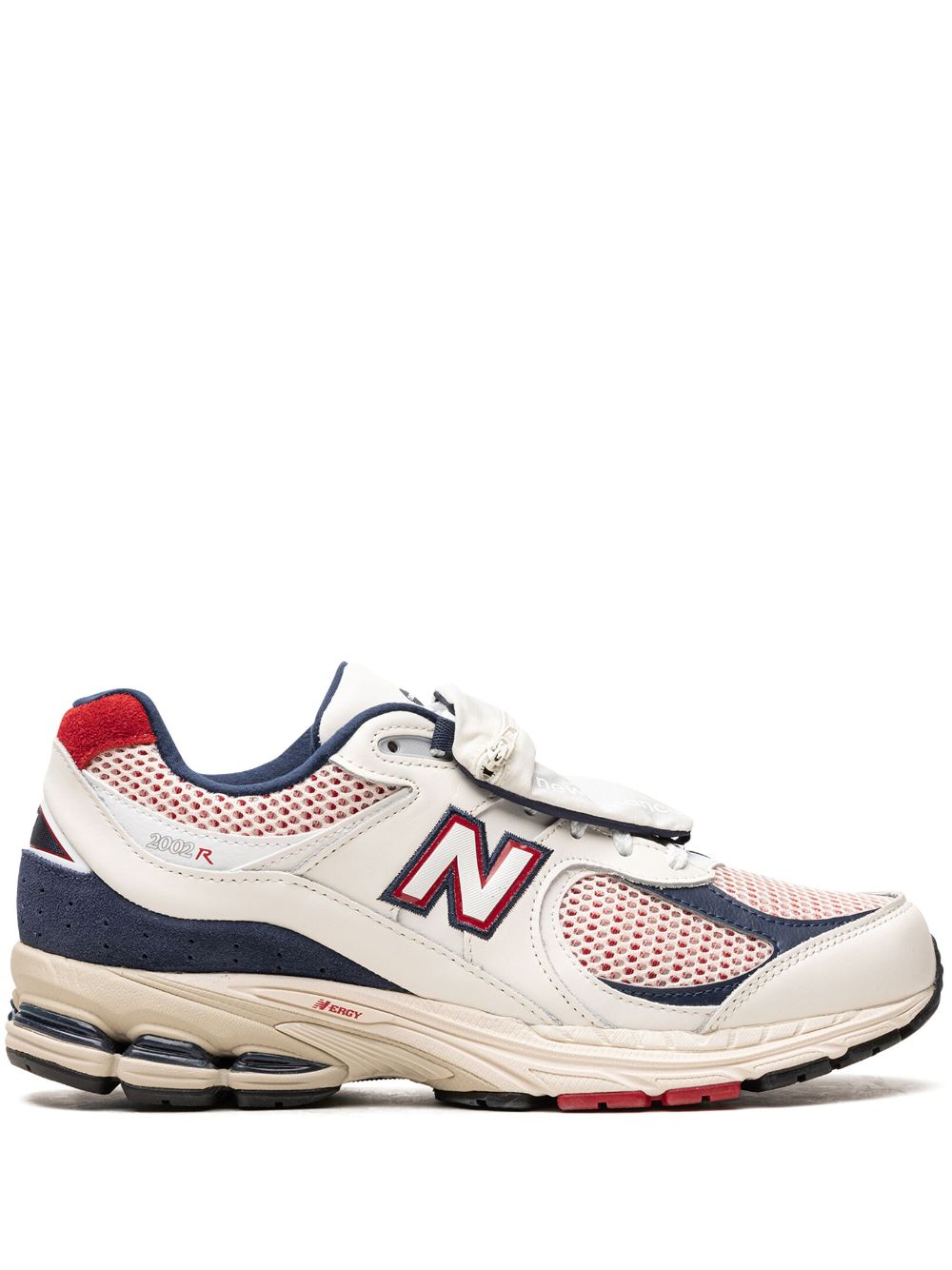 Shop New Balance 2002r "sea Salt/team Red" Sneakers In White