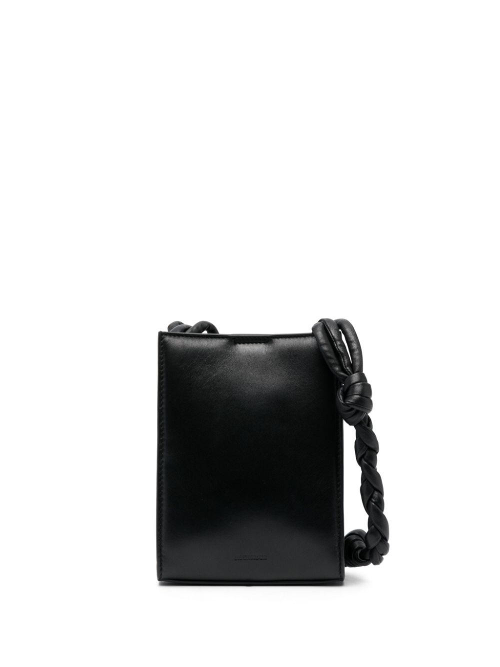 Jil Sander small Tangle leather shoulder bag – Black