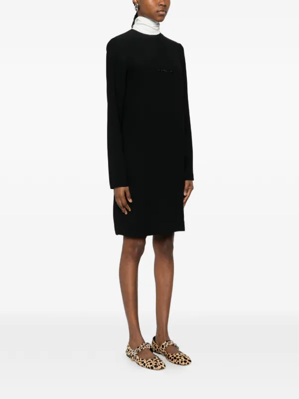 black dress with scarf around neck Elixaire Scarf Maxi Dress Black main image 0