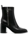 Michael Michael Kors Regan ankle leather boots - Black