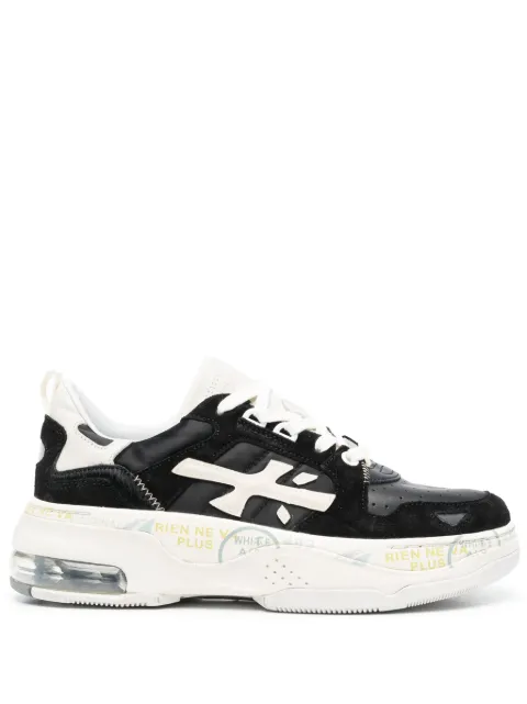 Premiata Drake logo-patch sneakers