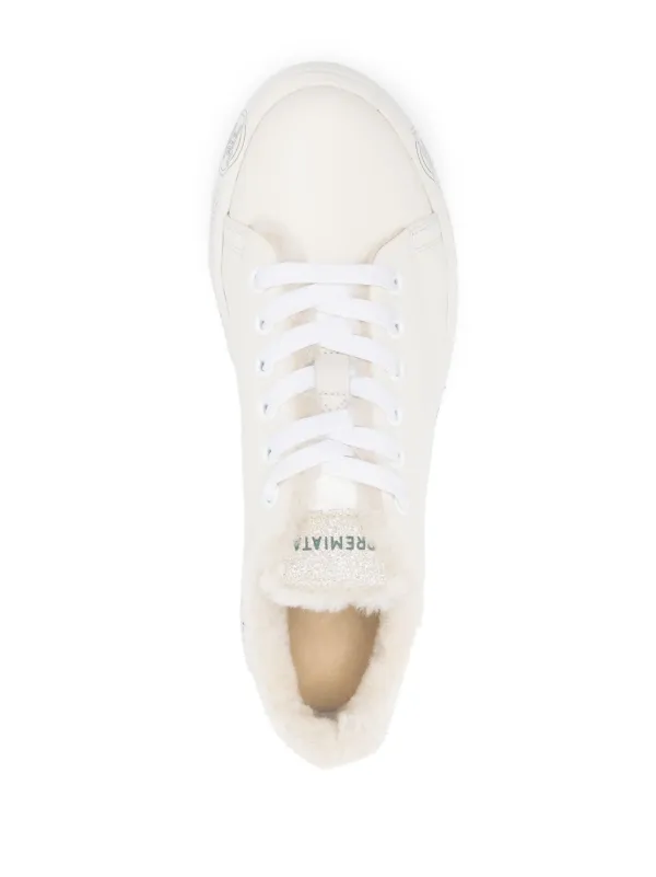 Premiata Belle Leather Sneakers Neutrals FARFETCH CA