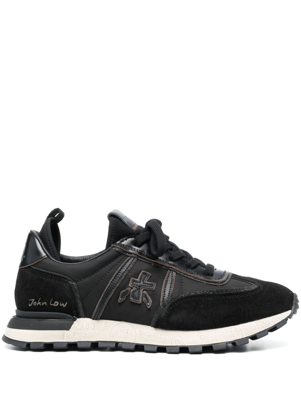 Premiata Johnlowd leather sneakers – Black