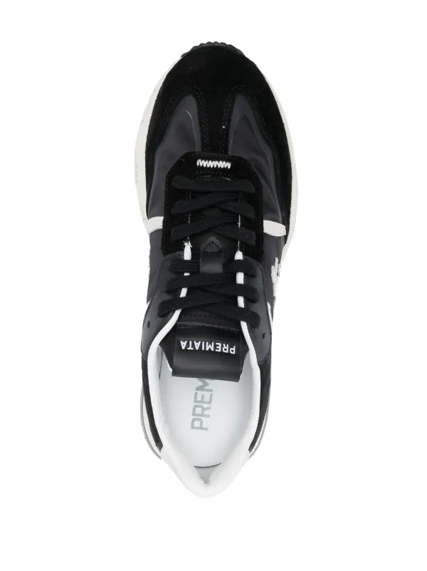 スニーカー PREMIATA CASSIE SNEAKERS IN CROCHET AND SUEDE Premiata Cassie Suede Sneakers | Black | FARFETCH CA