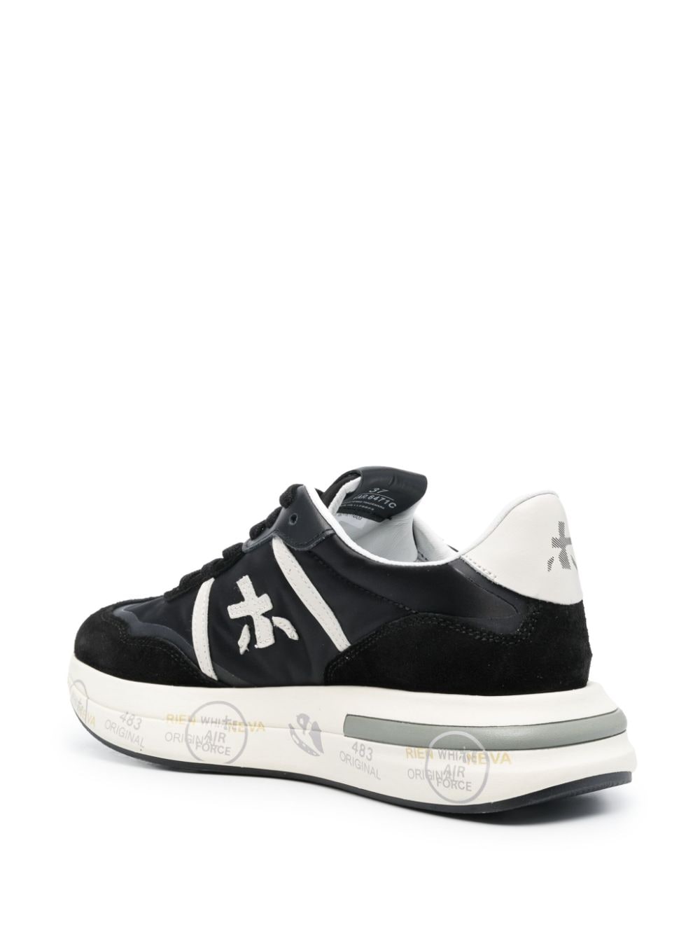 Shop Premiata Cassie Suede Sneakers In Black