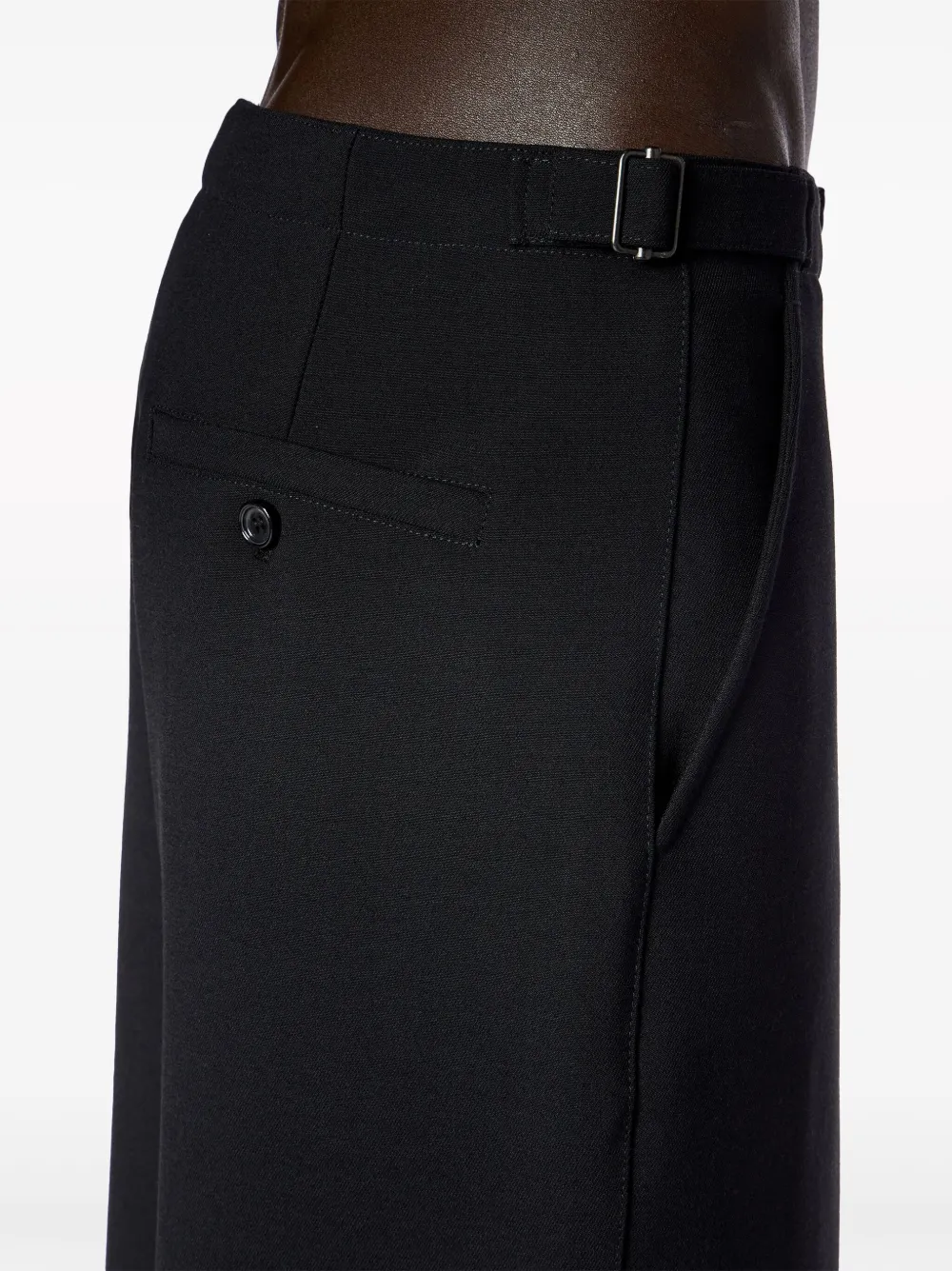 Diesel Straight broek Zwart