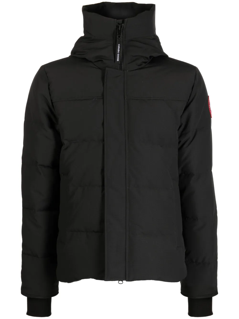 Canada Goose Macmillan Padded Parka Jacket In Black
