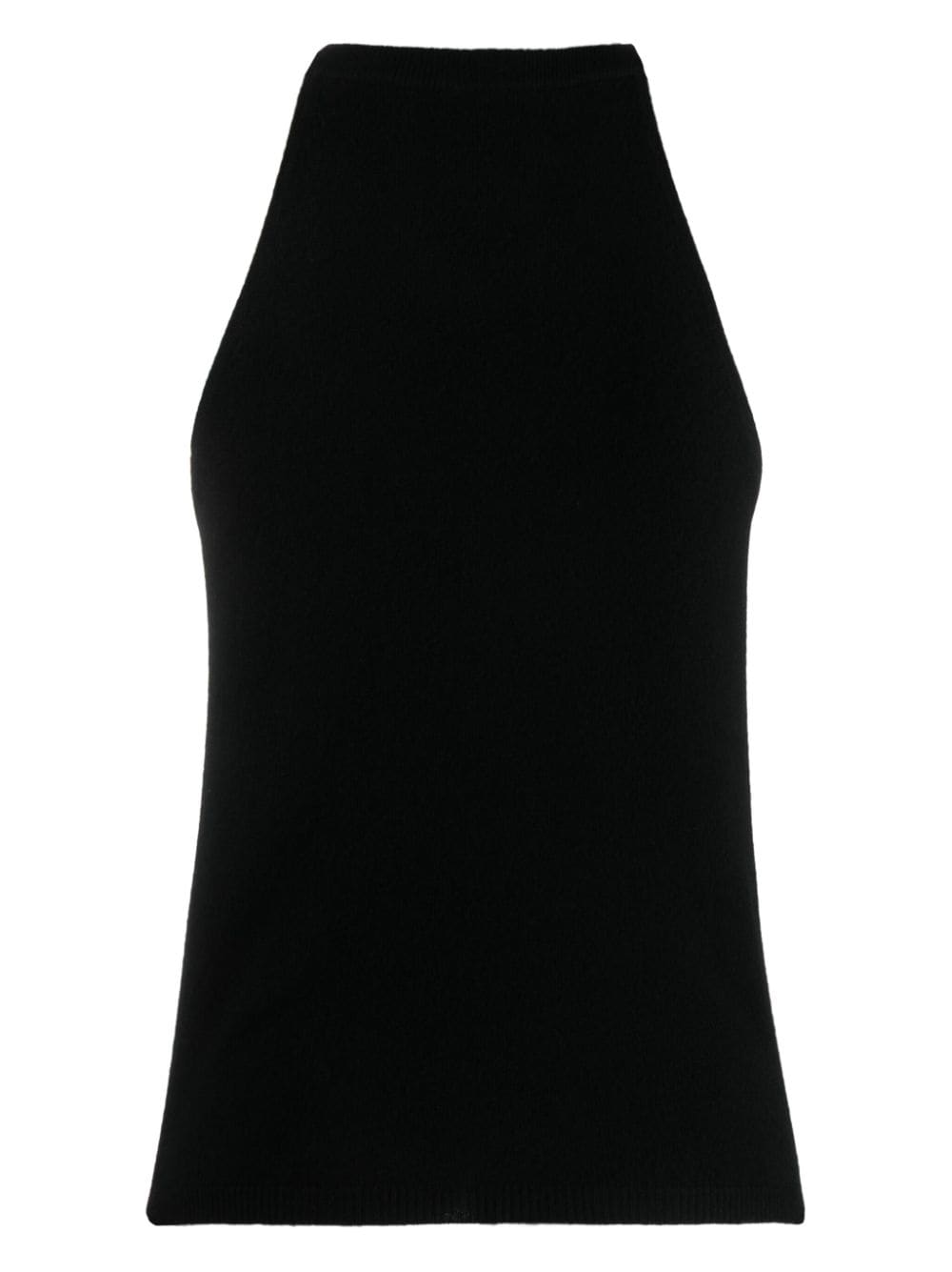 Shop Allude Cashmere Sleeveless Top In Black