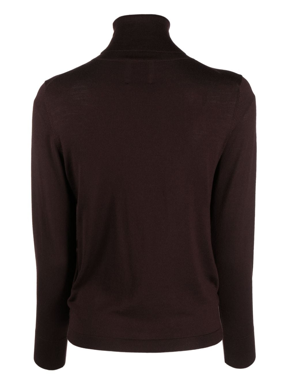 Allude roll-neck virgin-wool jumper - Rood