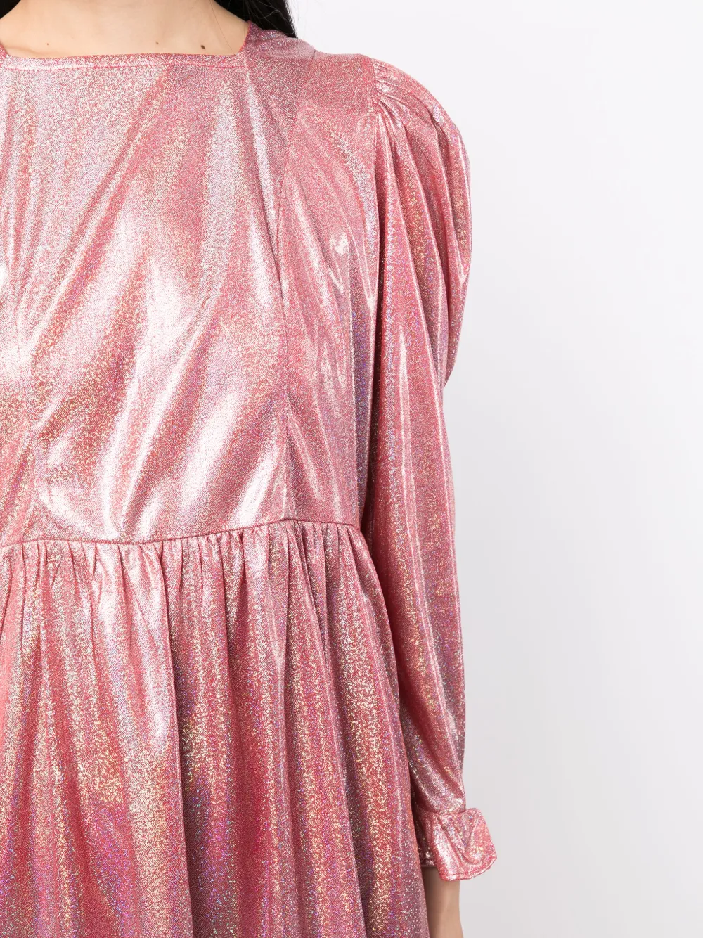 Batsheva Prairie Mini Dress In Pink