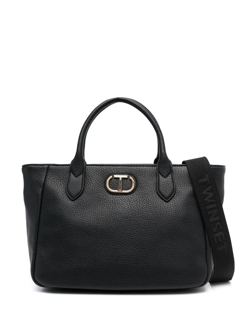 Shopper logo-plaque tote bag