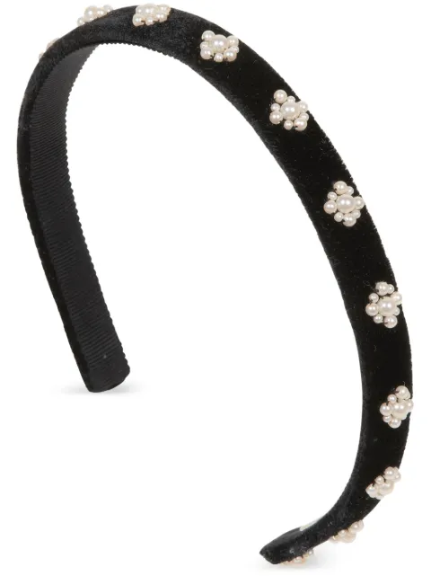Jennifer Behr Maggie pearl-embellished headband