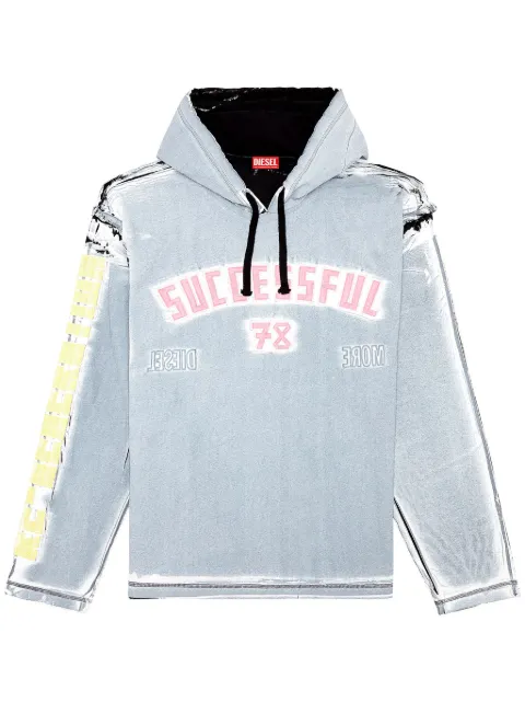 Diesel T-Nabel cotton hoodie
