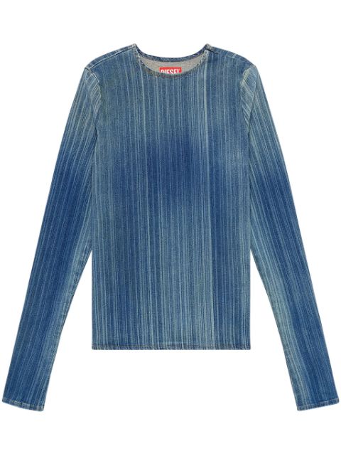 Diesel De-Bob-Fsd1 long-sleeved T-shirt Women