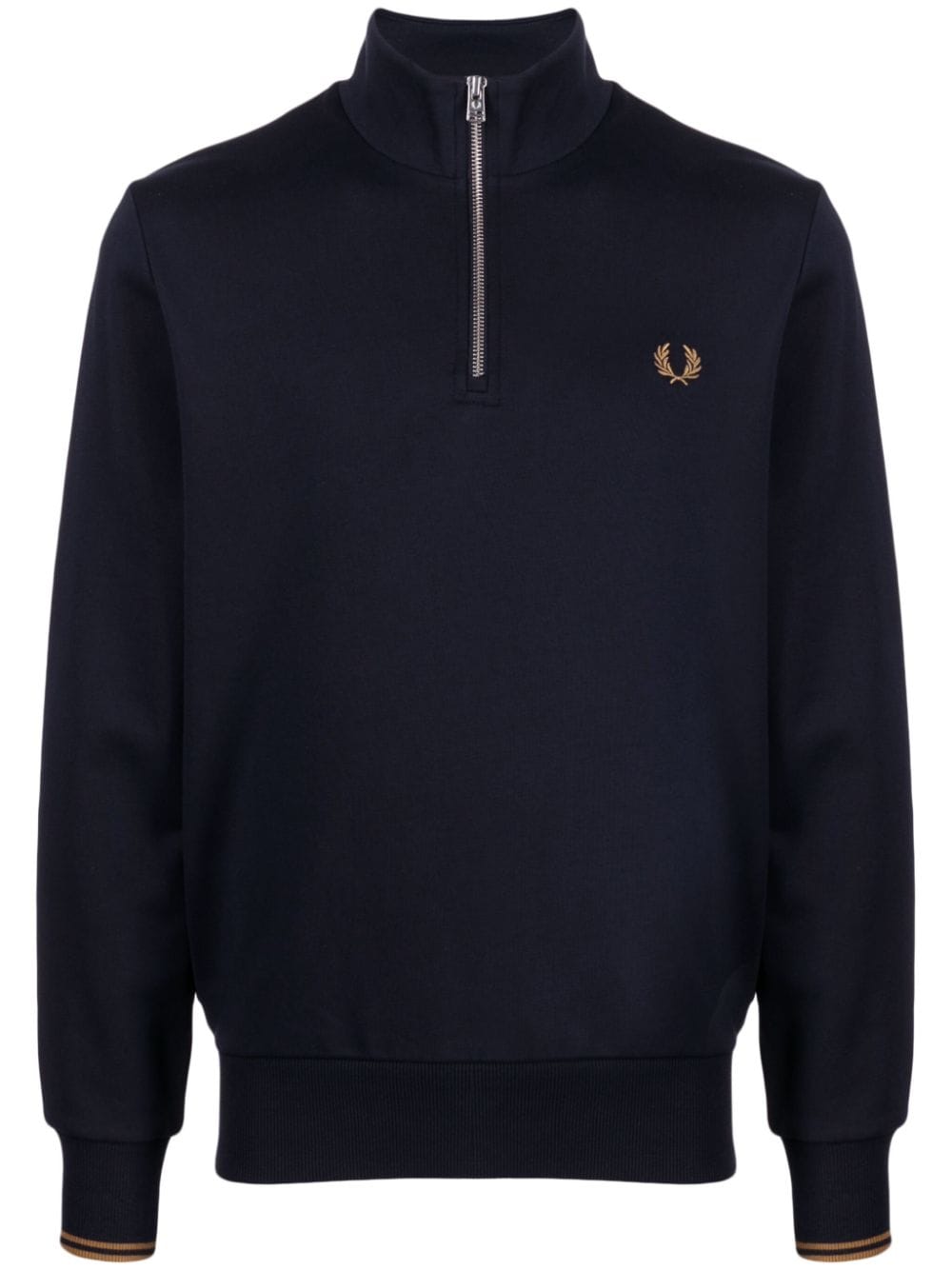 logo-embroidered cotton sweatshirt