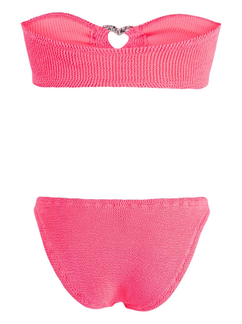 Hunza G Bikini met gekreukt effect - Roze