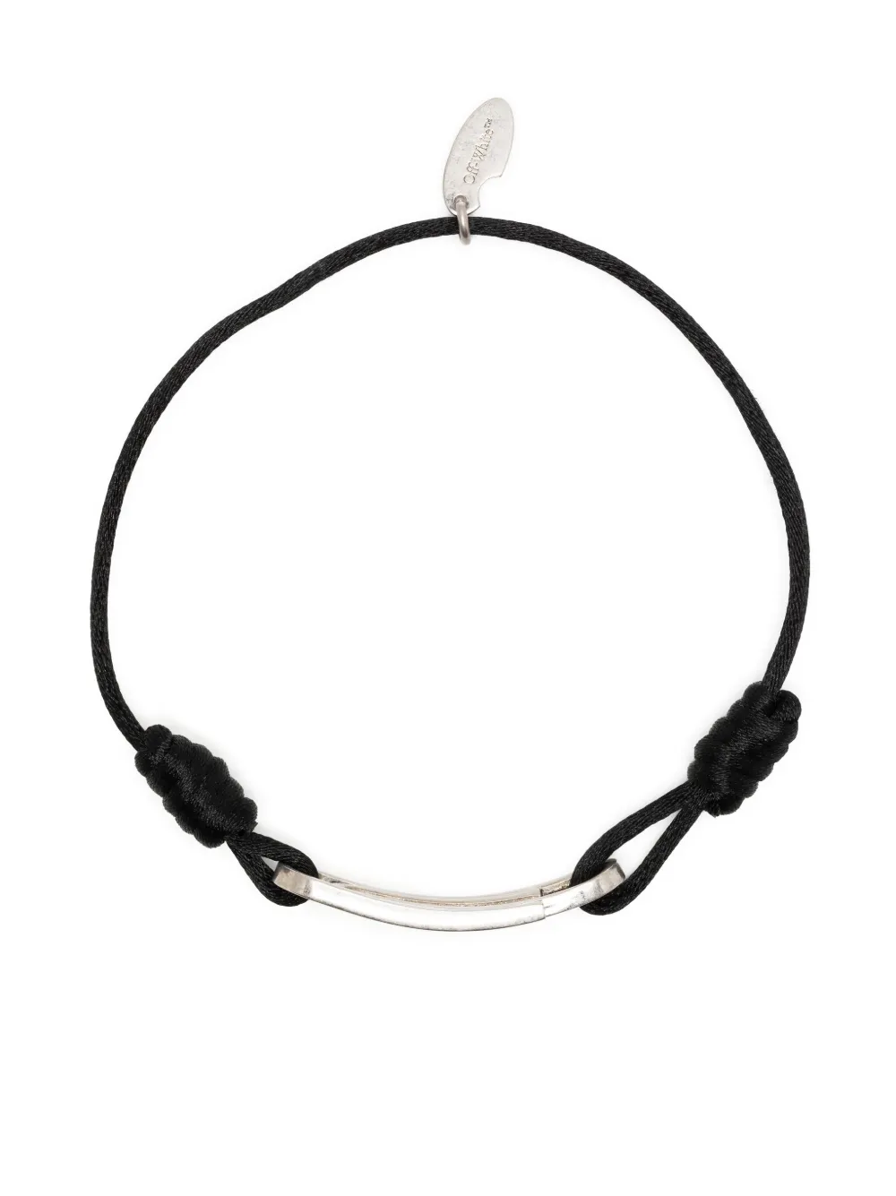 OffWhite Paperclip Cord Bracelet Farfetch