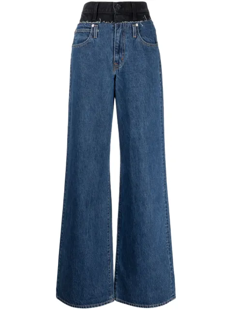 SLVRLAKE Re-Work Eva Double-Waistband jeans