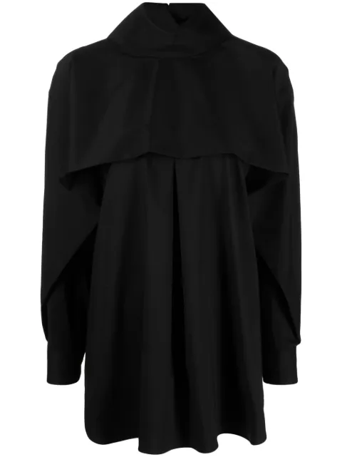 Issey Miyake layered long-sleeve shirt
