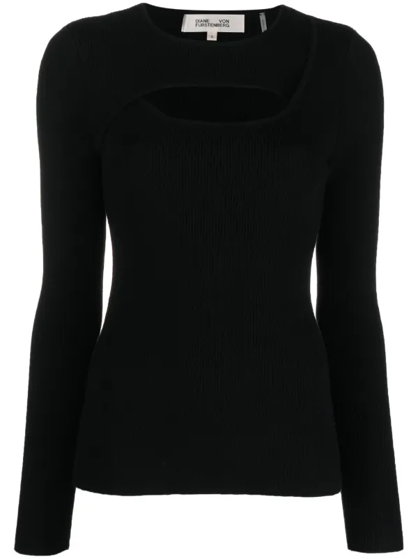 【DIANE von FURSTENBERG】ロングスリーブトップス DIANE von FURSTENBERG】ロングスリーブトップス