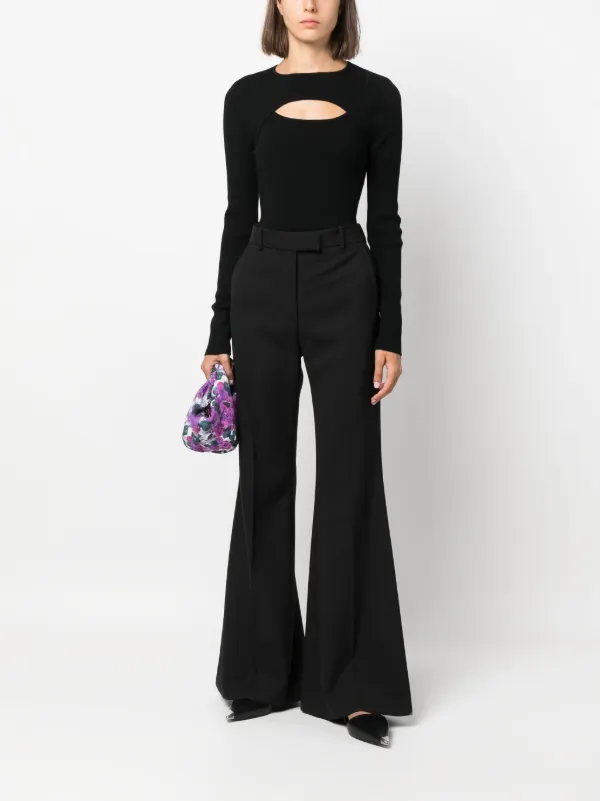【DIANE von FURSTENBERG】ロングスリーブトップス DVF Diane Von Furstenberg カットアウト ロングスリーブトップ