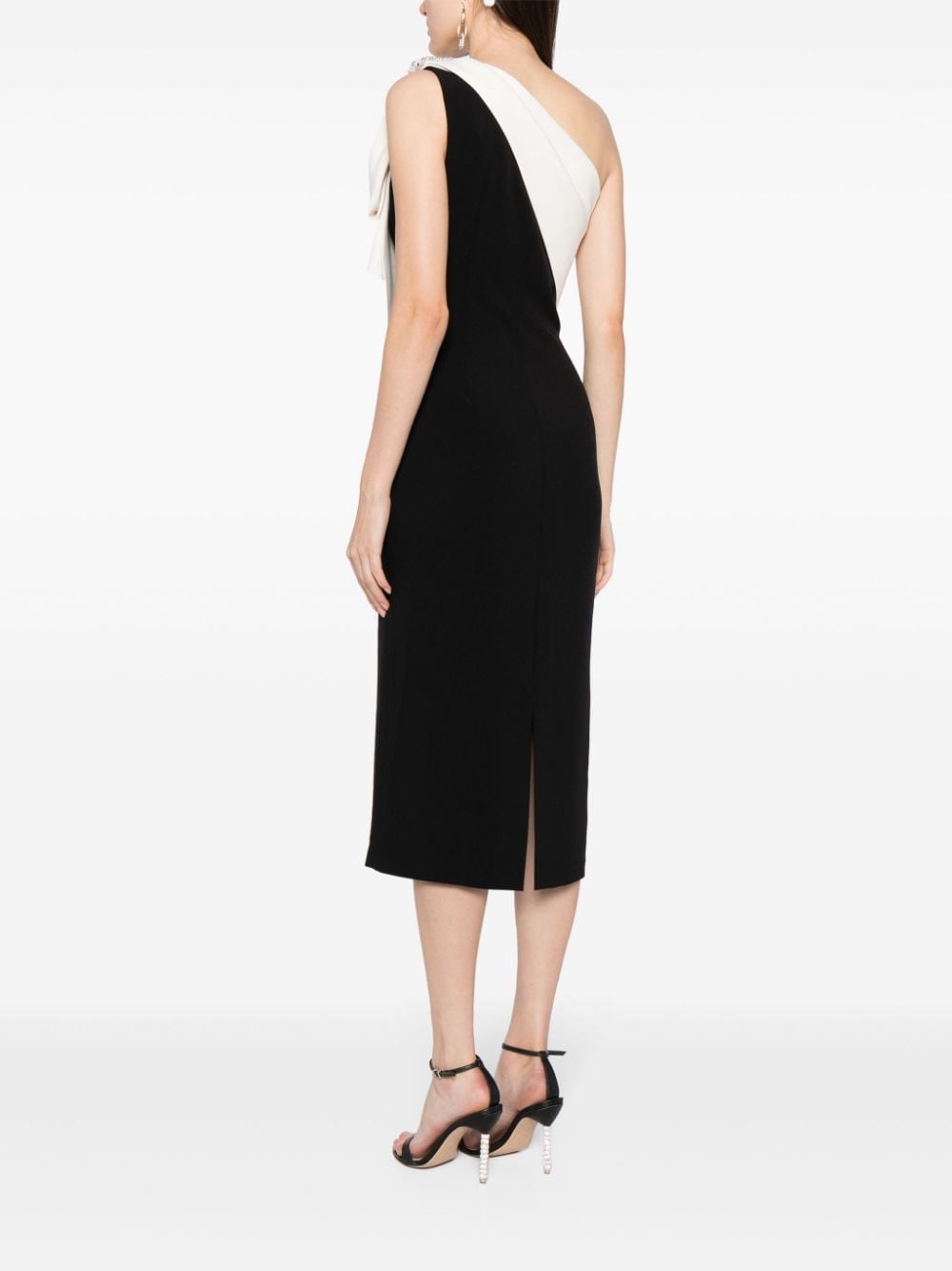 Shop Sachin & Babi Shane One-shoulder Dress In Black