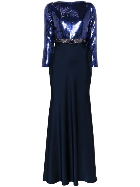 Sachin & Babi Christabel sequined gown R242G12 - 0