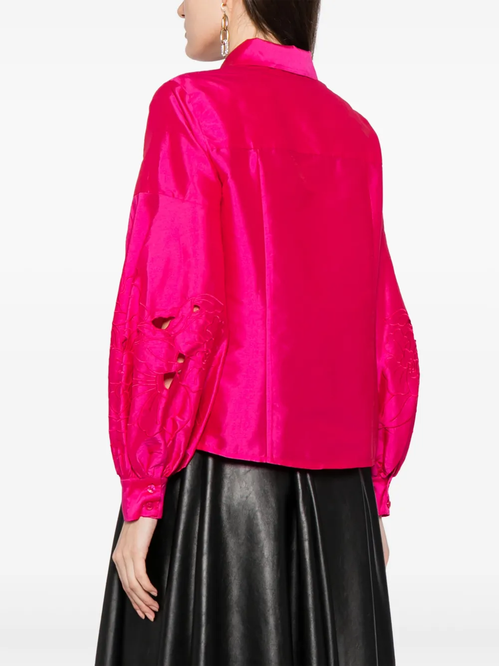 Sachin & Babi Astor blouse met satijnen afwerking Roze