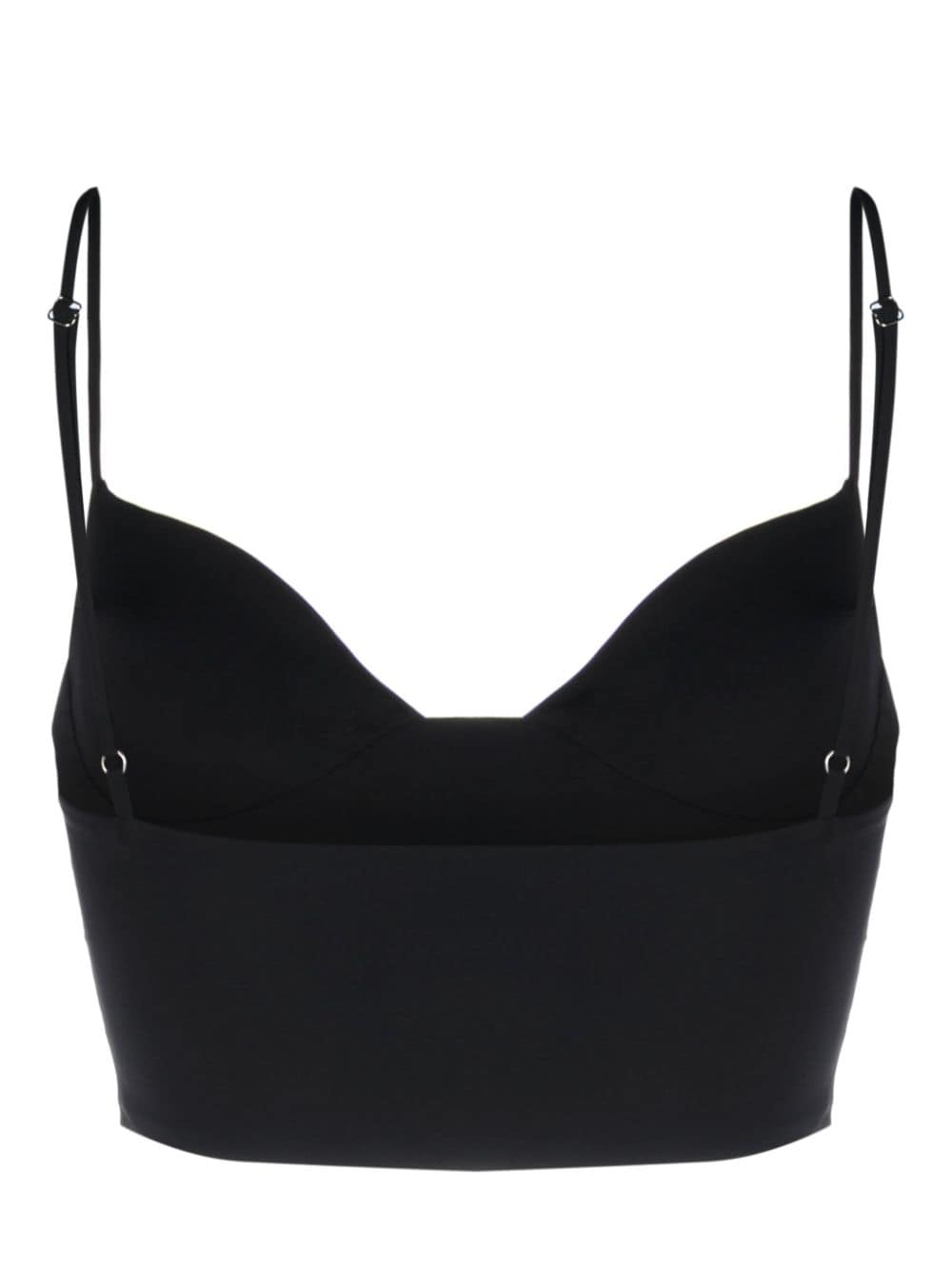 Shop Magda Butrym Longline Bustier Bikini Top In 黑色
