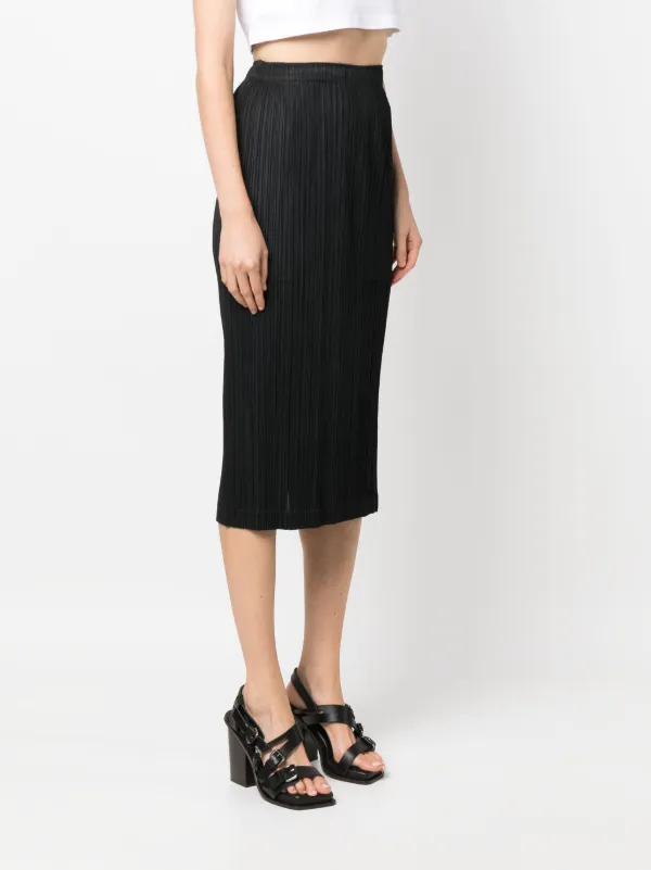 Pleats Please Issey Miyake Plissé Pencil Skirt - Farfetch