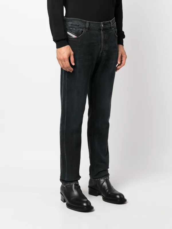 Diesel 1995 D-Sark 0HJAU straight-leg Jeans | Black | FARFETCH