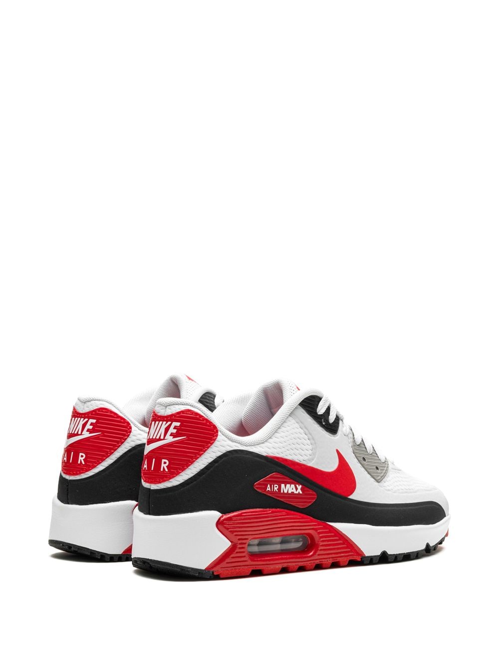 Shop Nike Air Max 90 "university Red" Golf Shoes In 白色